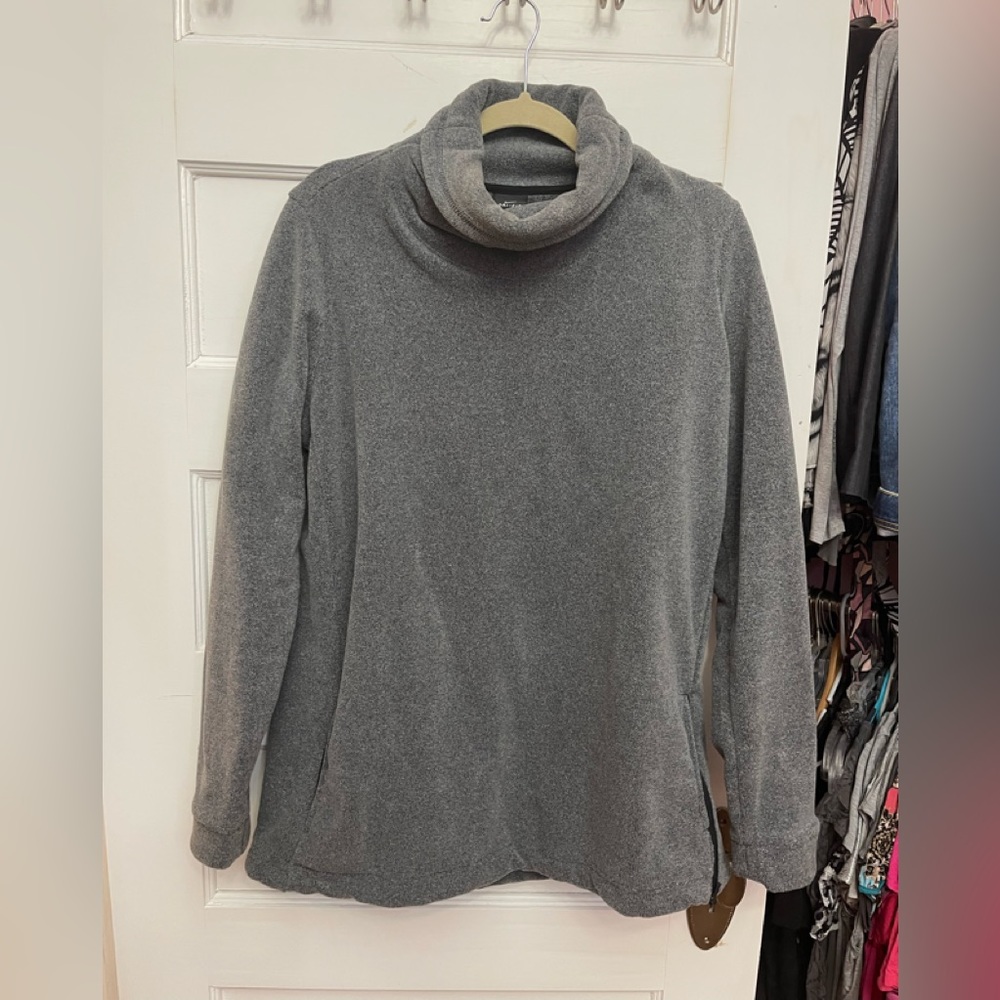 Women's Charcoal Nike Dry Fit Sweatshirt Size Large- NWOT